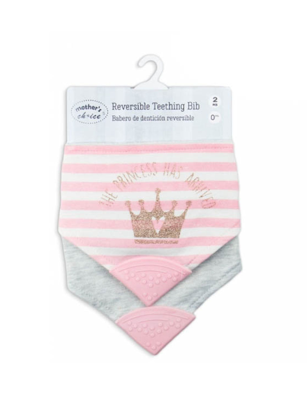 Mother's Choice Bibs Bandana The Princess Has Arrived 2-Pack