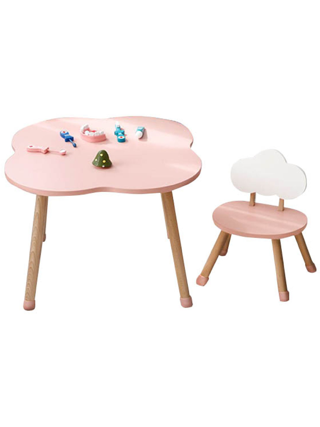 Hamlet Kids Room Eldraine Kids Table and Chair Set (Pink- Image 1)