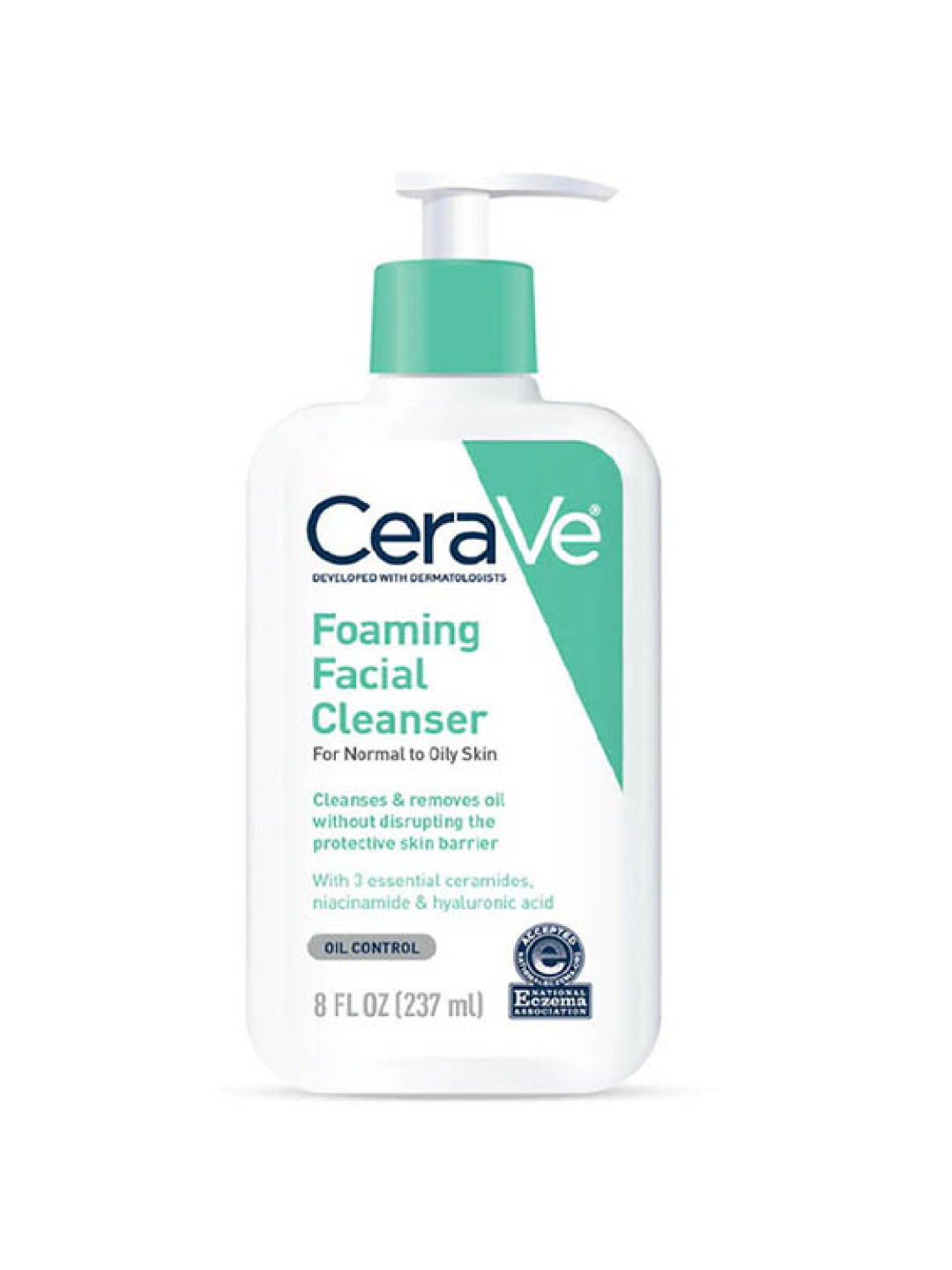 CeraVe Foaming Facial Cleanser (237mL) (No Color- Image 1)