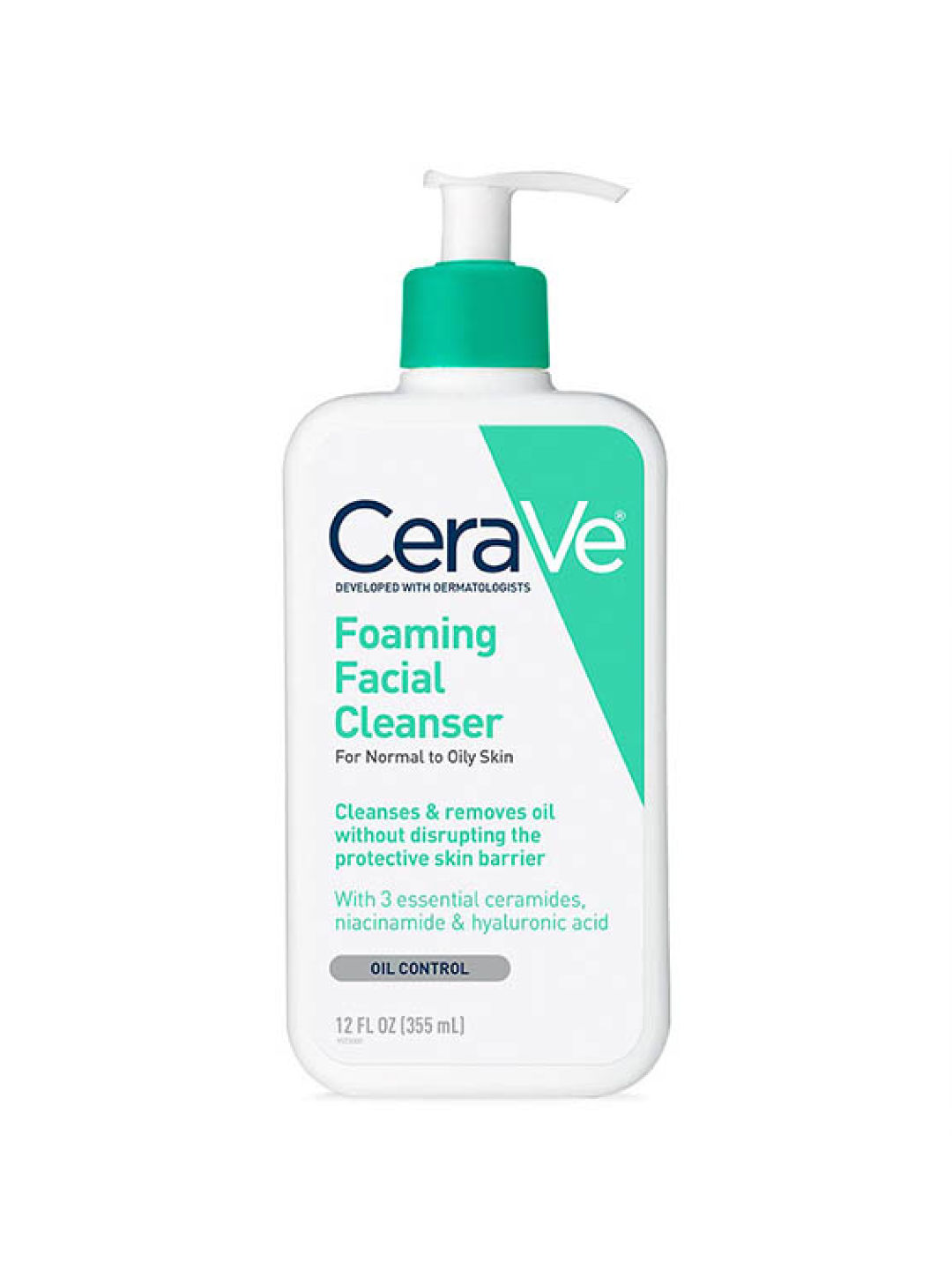 CeraVe Foaming Facial Cleanser (355mL) (No Color- Image 2)