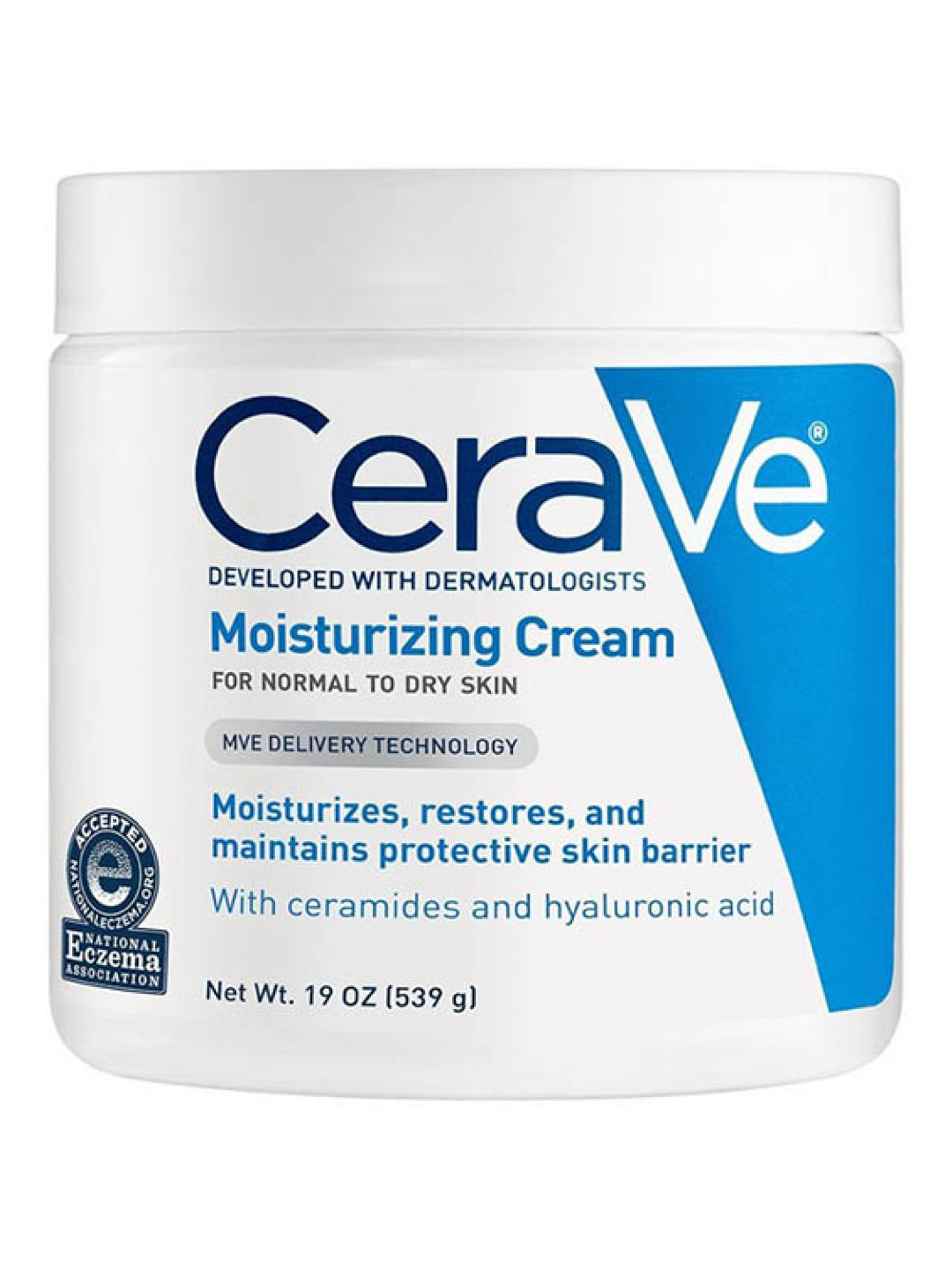 CeraVe Moisturizing Cream (539g) (No Color- Image 2)