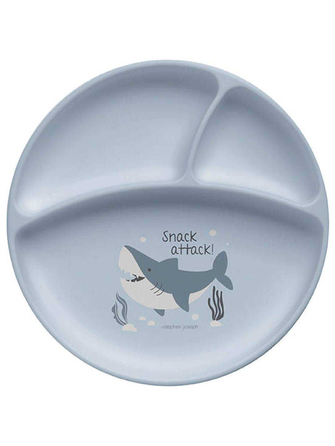 Stephen Joseph Silicone Baby Plate - Shark