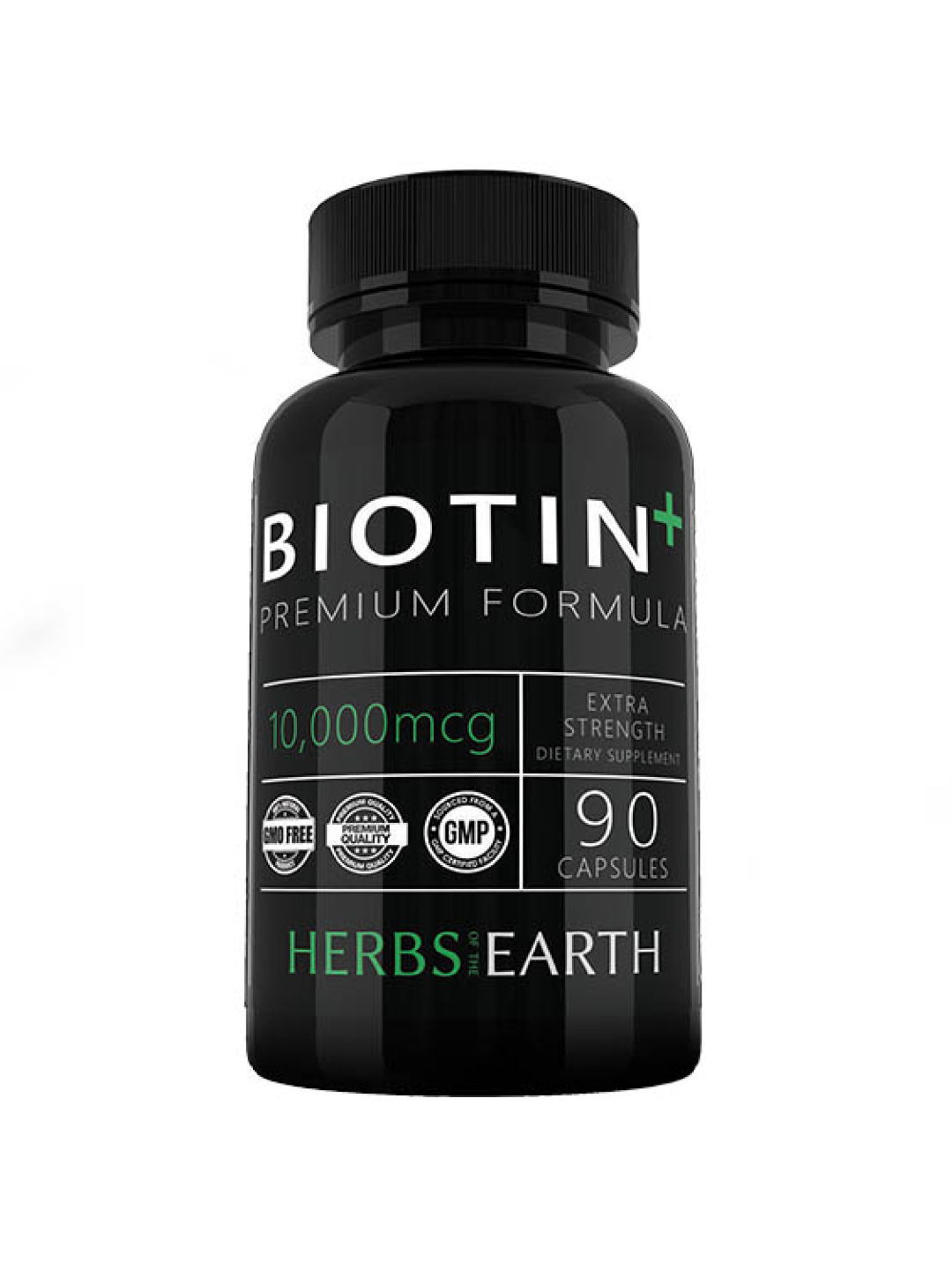 Herbs of the Earth Biotin 10,000mcg (90 Capsules)