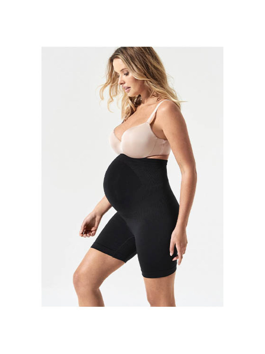 Blanqi Everyday Maternity Belly Support Girlshort (Black- Image 3)