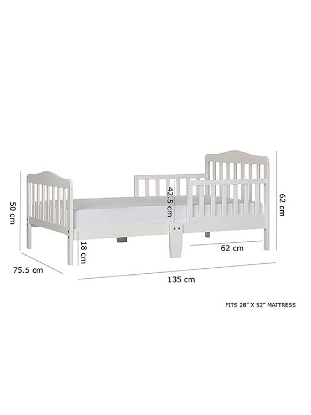 Cuddlebug Louisa Toddler Bed (No Color- Image 2)