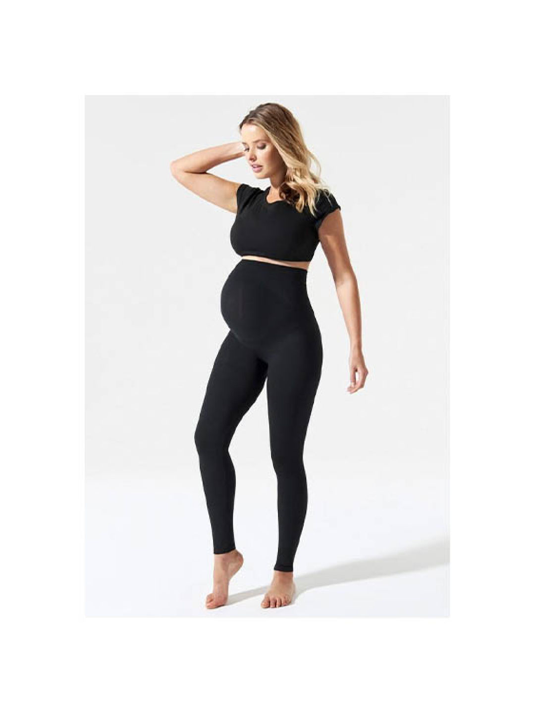 Blanqi Maternity Support Leggings (Black- Image 2)