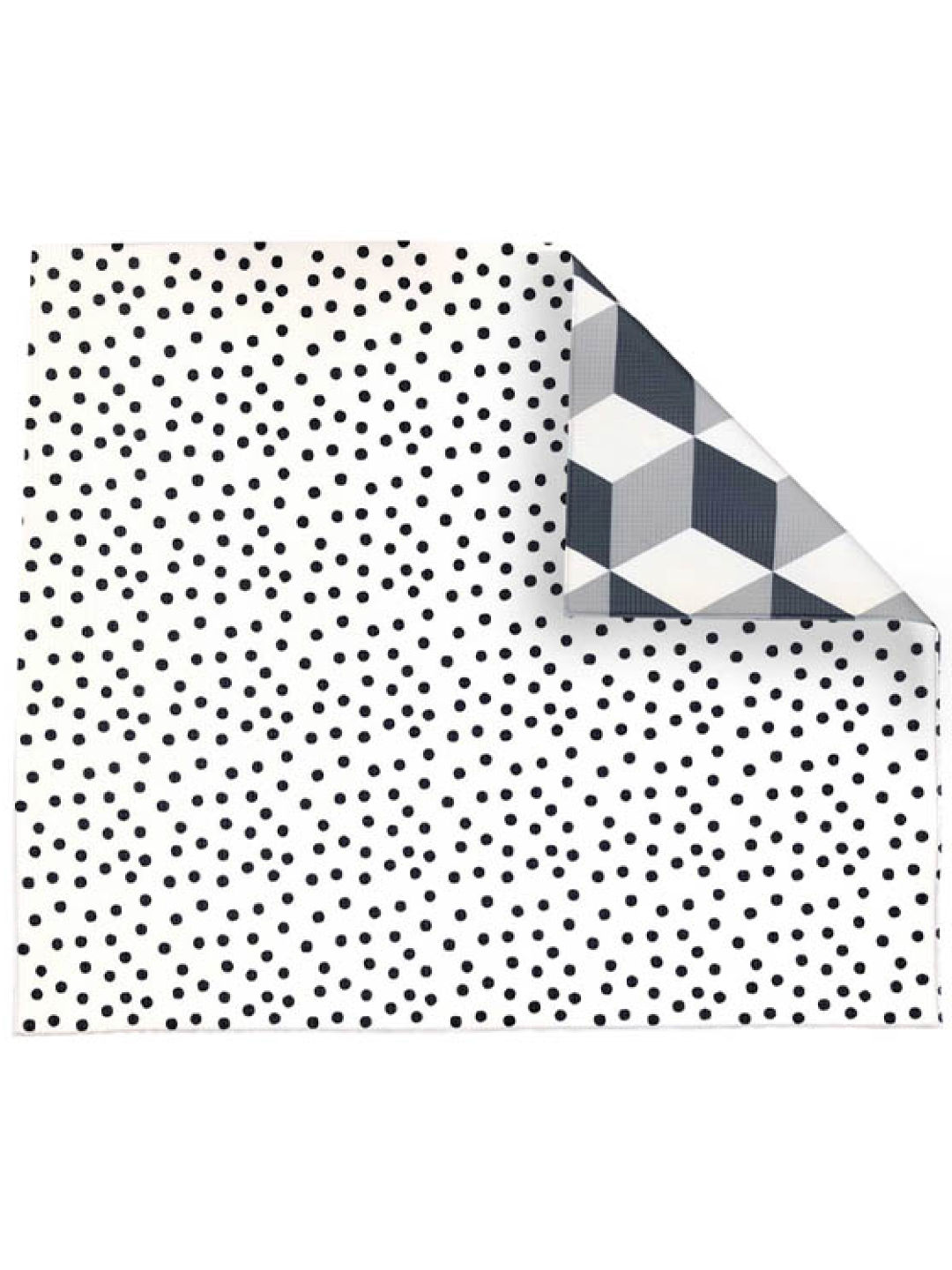 Play WIth Pieces Geo Polka Reversible Playmat (No Color- Image 1)