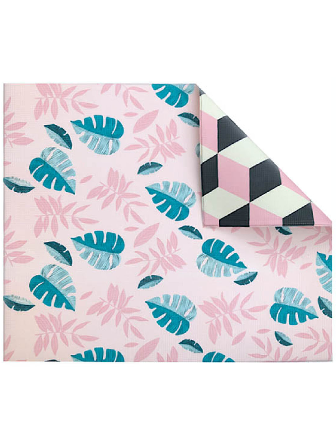 Play WIth Pieces Geo Leaf Reversible Playmat