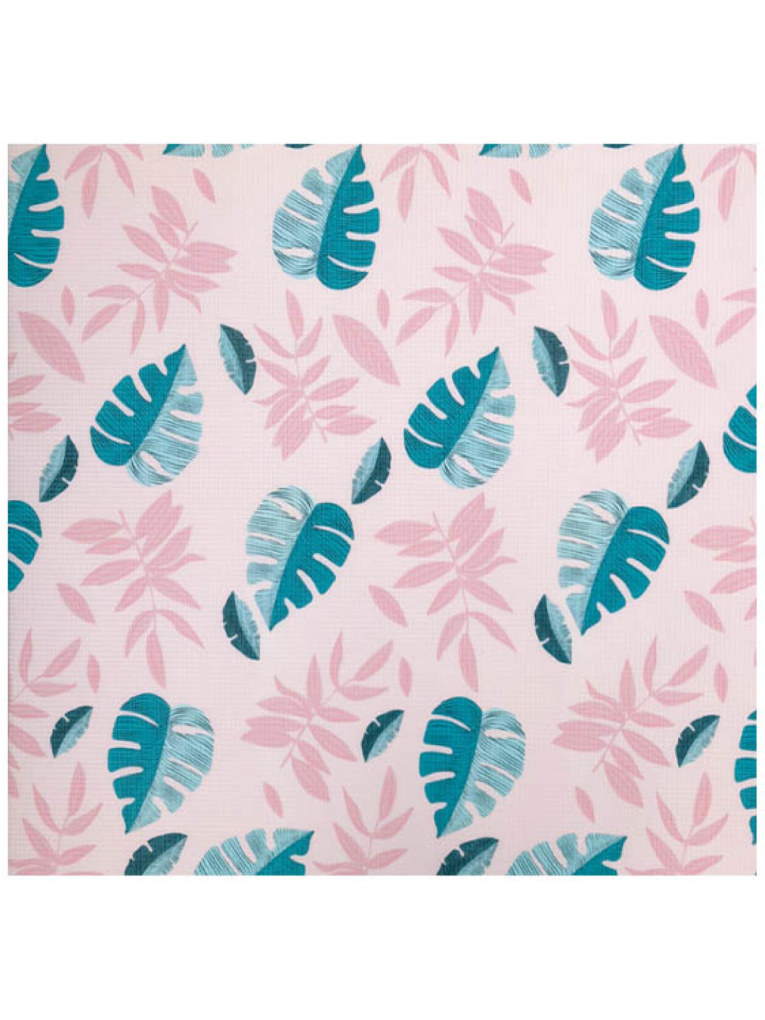 Play WIth Pieces Geo Leaf Reversible Playmat (Pink- Image 3)