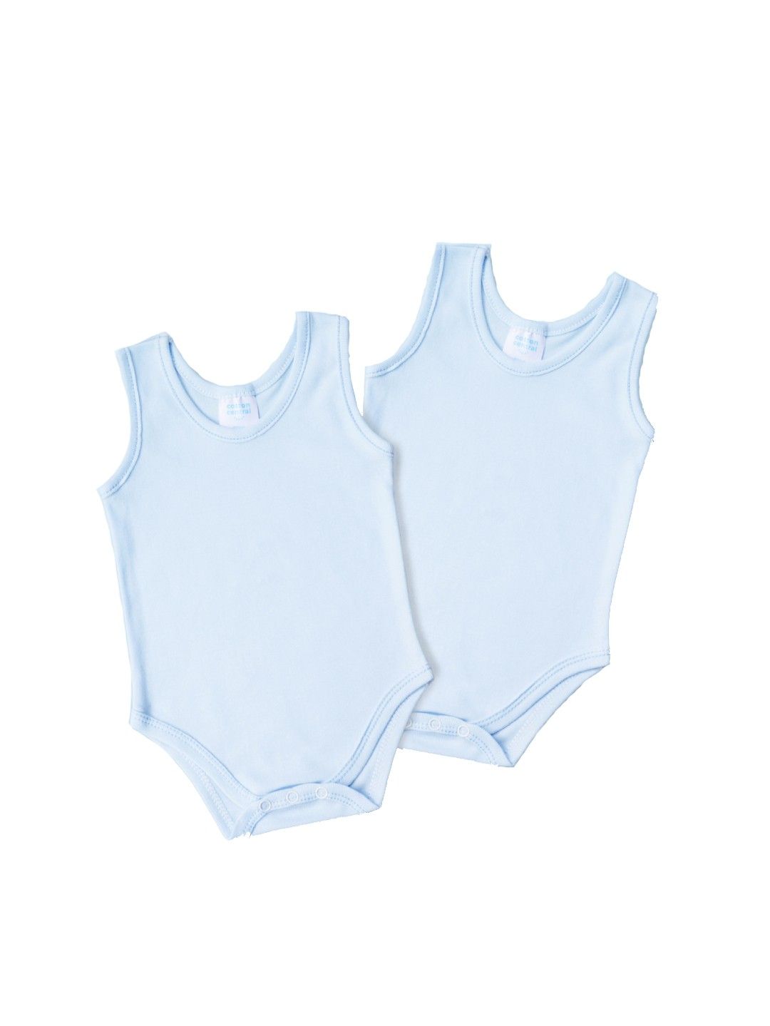 Tempo Sleeveless Romper 100% USA Cotton (2 pcs)