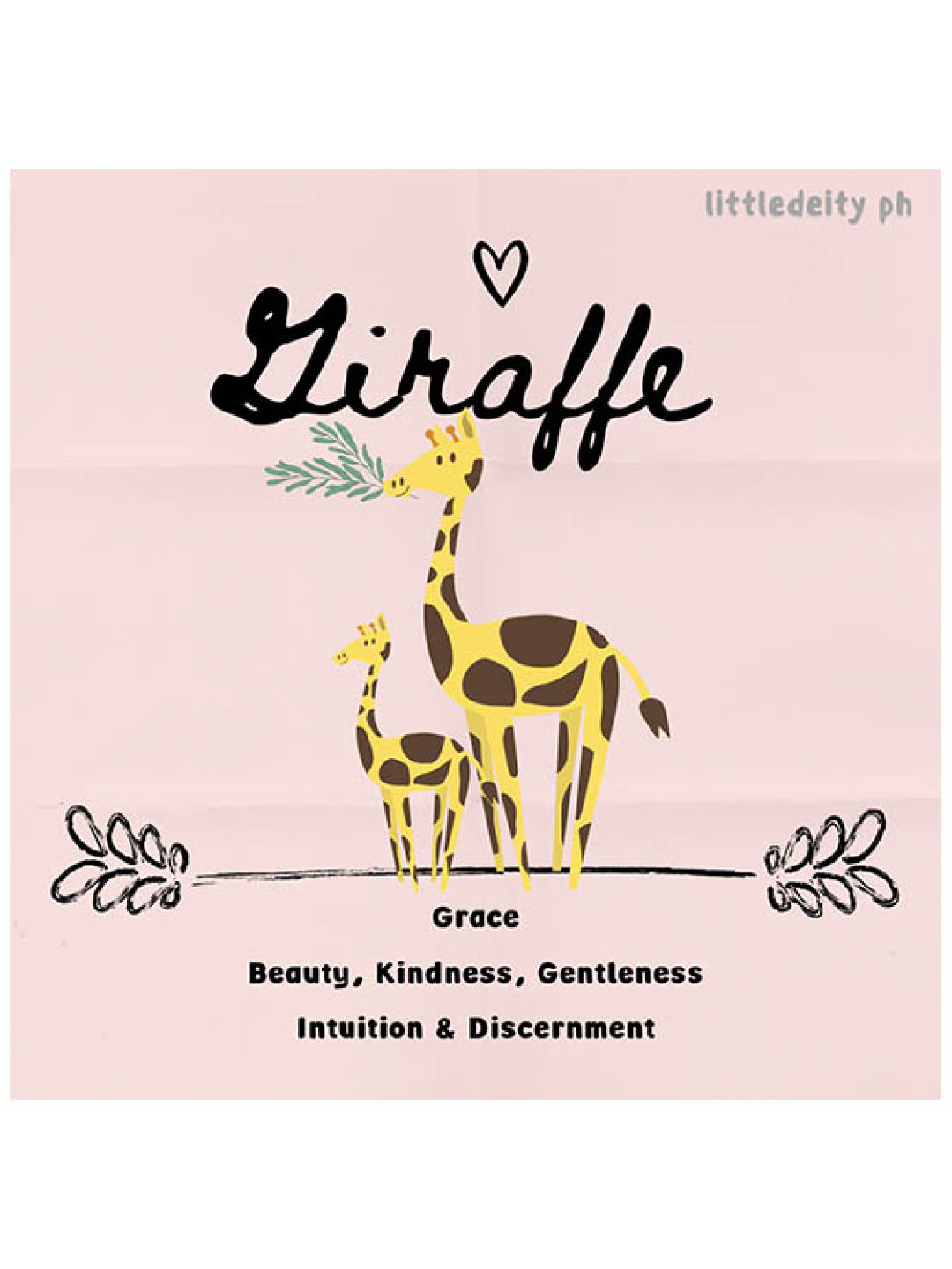 LittleDeity.PH THE HERD Giraffe Handmade Plushy & Bagtag (No Color- Image 2)