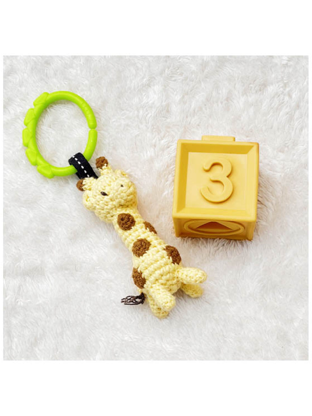 LittleDeity.PH THE HERD Giraffe Handmade Plushy & Bagtag (No Color- Image 3)