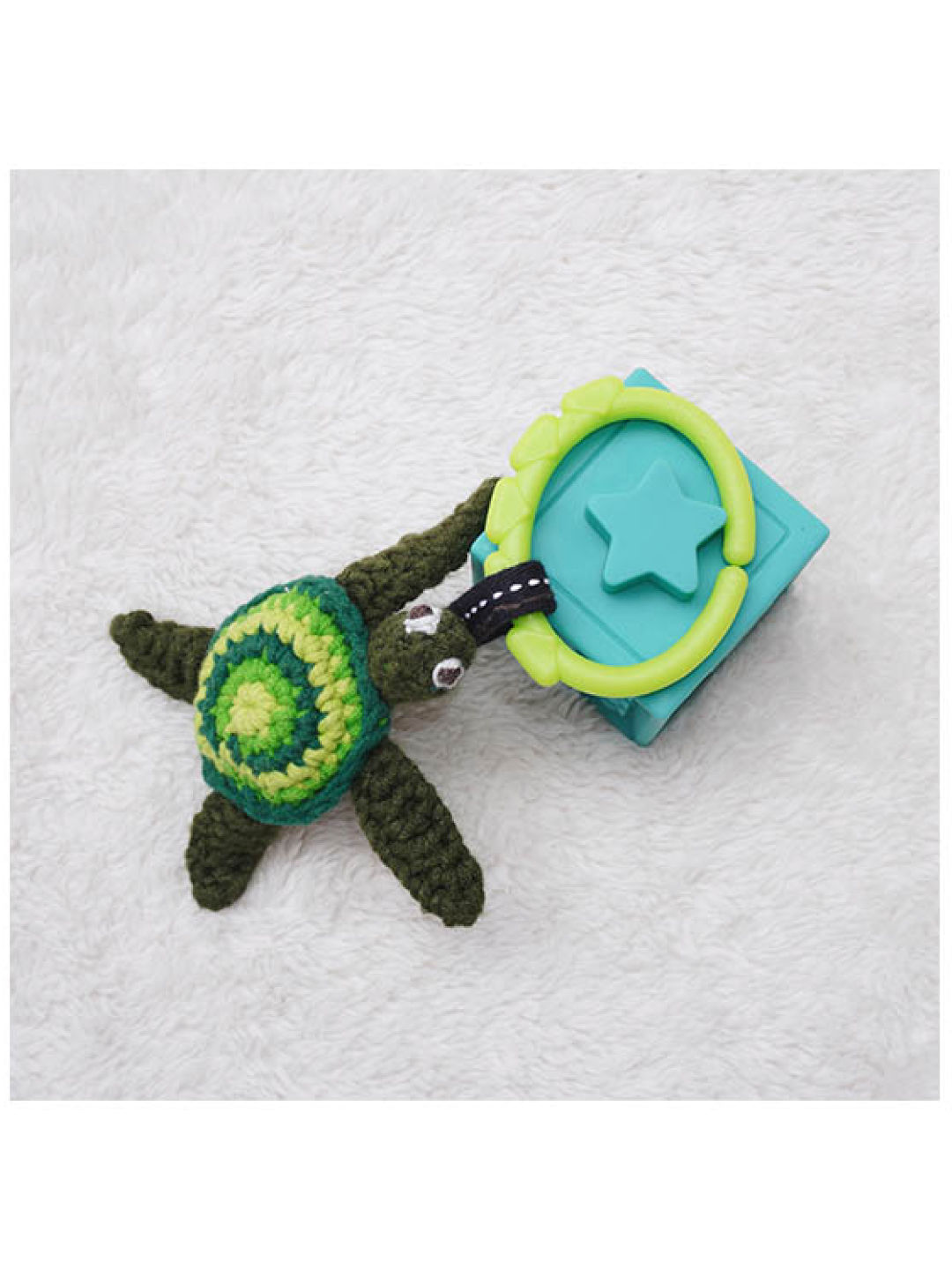 LittleDeity.PH THE HERD Turtle Handmade Plushy & Bagtag (No Color- Image 3)