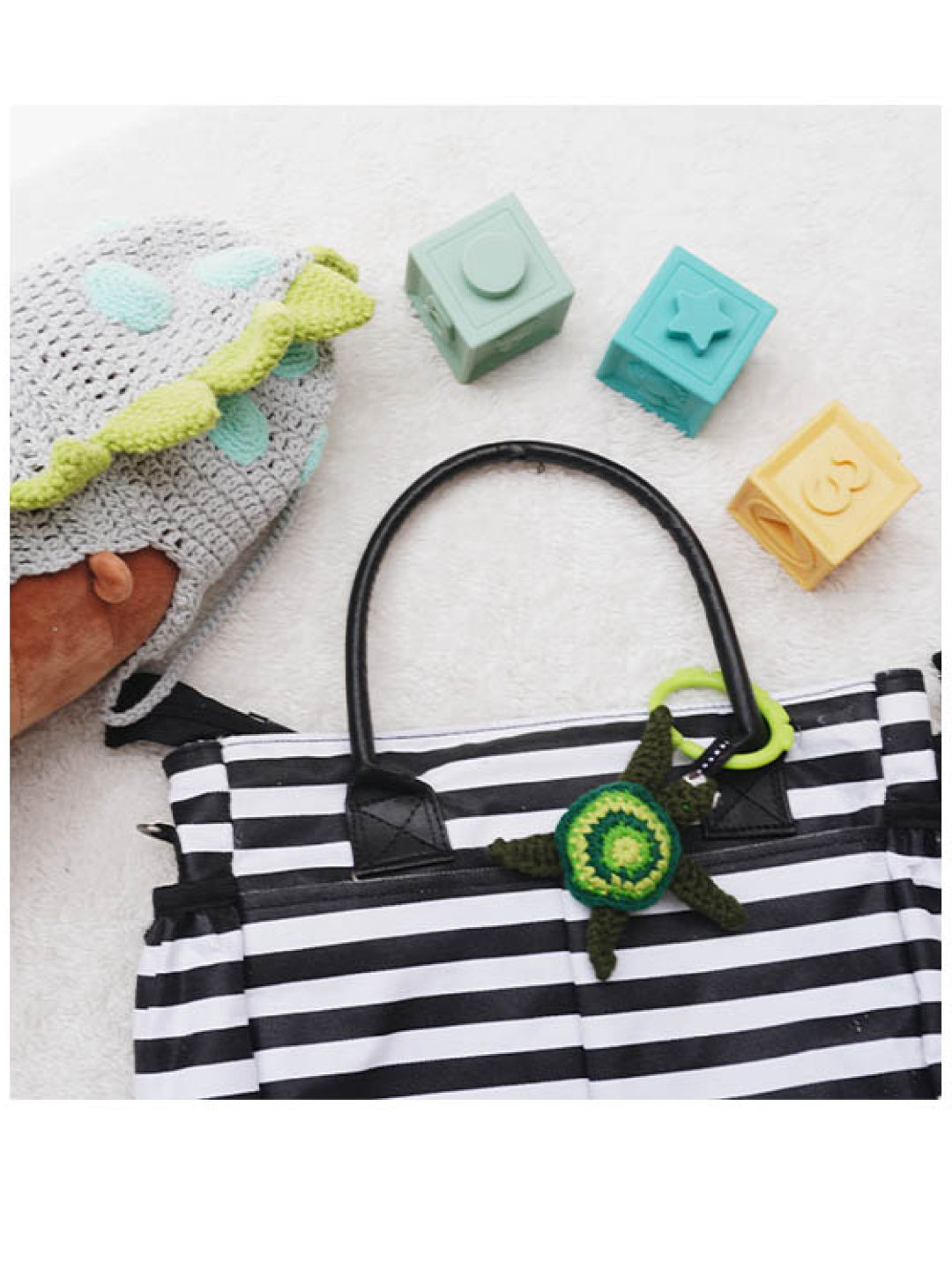 LittleDeity.PH THE HERD Turtle Handmade Plushy & Bagtag (No Color- Image 4)