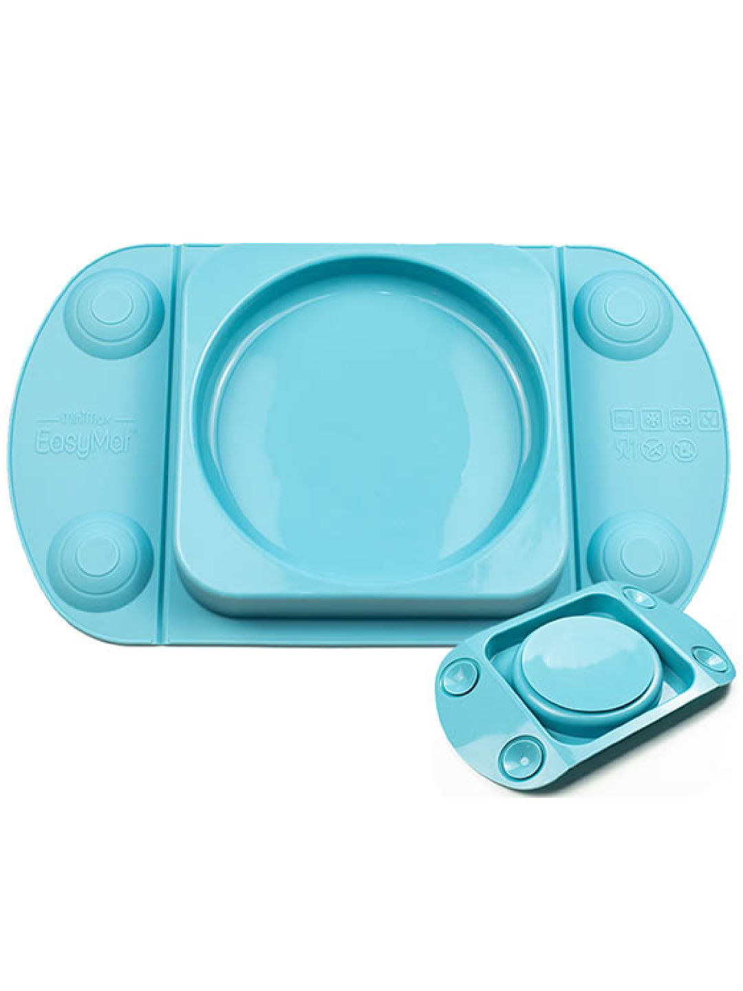 EasyTots EasyMat MiniMax: Portable Open Baby Suction Tray