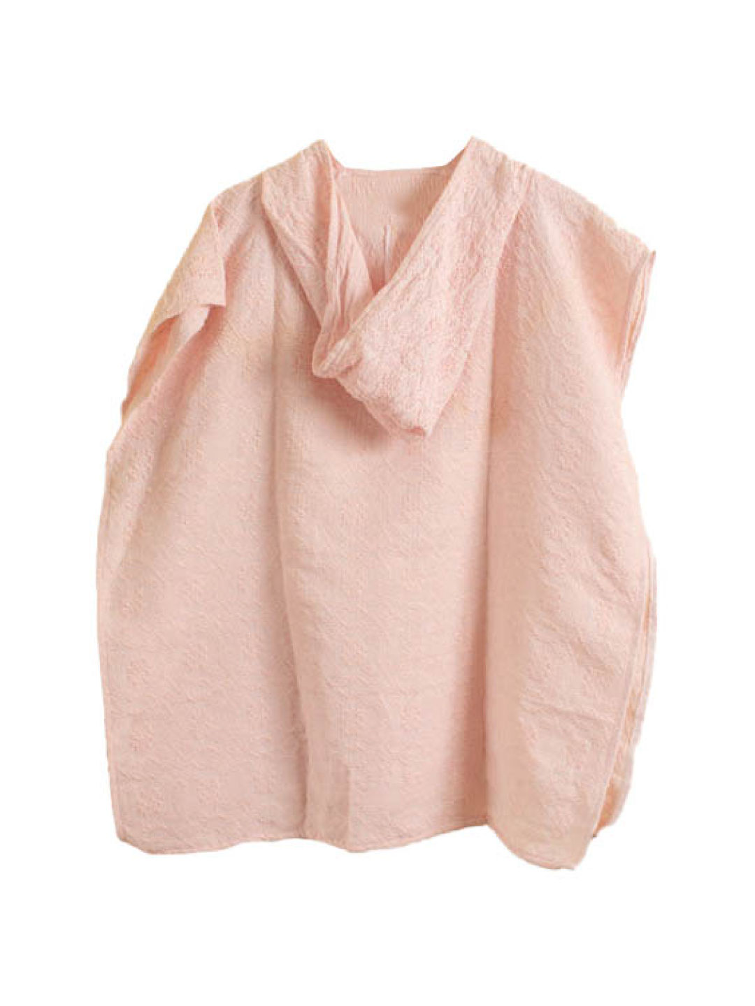 WVN Living Handwoven Swim Toddler Poncho (Peach- Image 1)