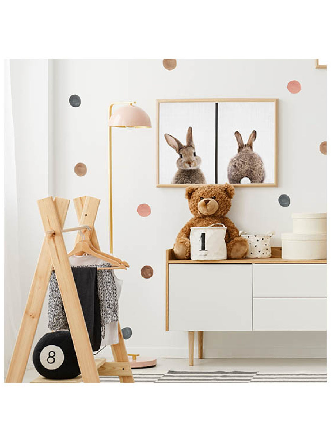 Room for Tots Pebble Play Sandy Vinyl Wall Stickers (No Color- Image 3)