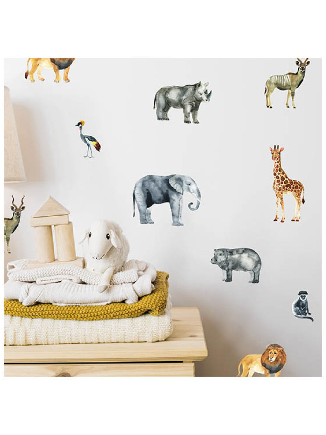 Room for Tots Wild on the Wall Vinyl Wall Stickers (No Color- Image 3)