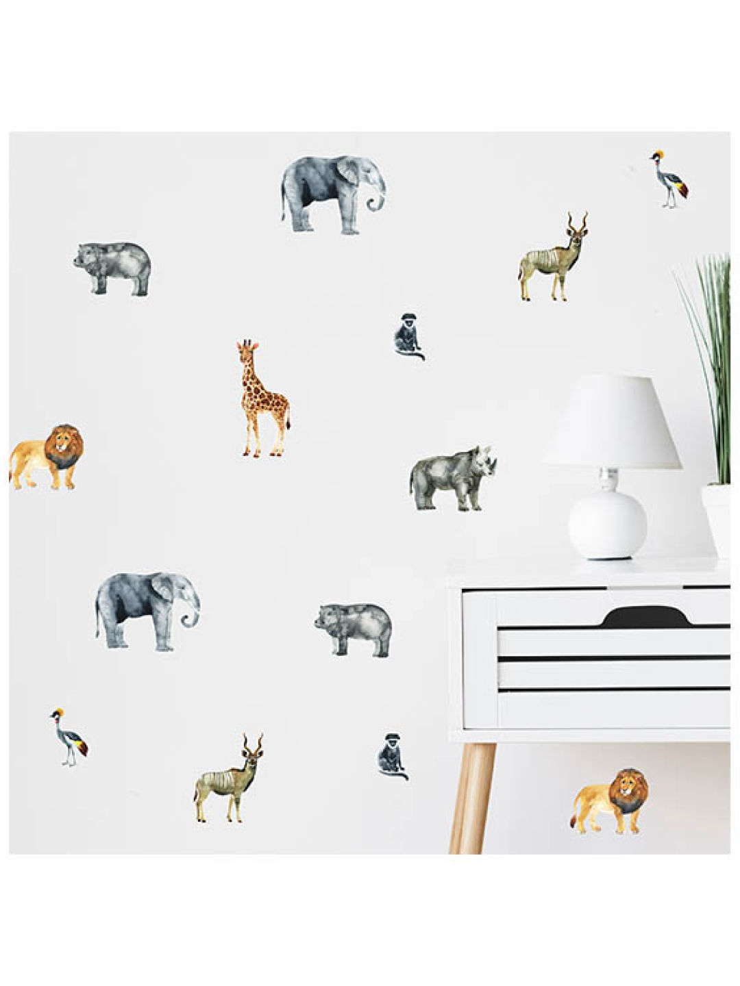 Room for Tots Wild on the Wall Vinyl Wall Stickers (No Color- Image 4)