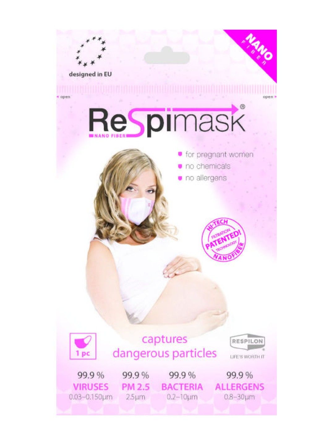 Respilon Respimask for Pregnant Women (No Color- Image 1)