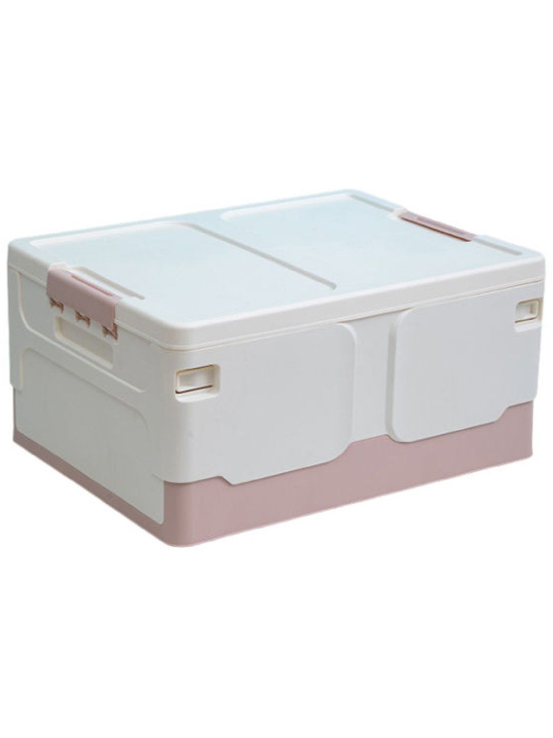 DuraStak Foldable Storage Box Extra Large (40L Capacity) (Pink- Image 1)