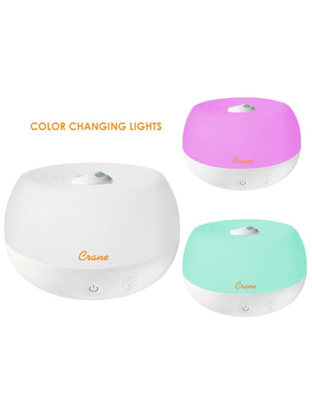 Crane 2-in-1 Personal Cool Mist Humidifier with Aroma Diffuser (No Color- Image 2)