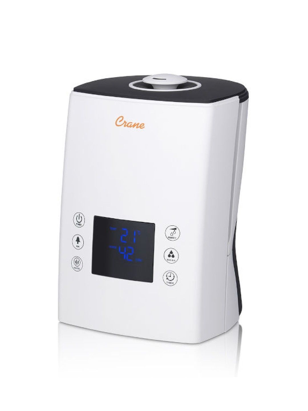 Crane Digital Ultrasonic Warm and Cool Mist Humidifier w/ FREE Handheld Mini Fan (No Color- Image 3)