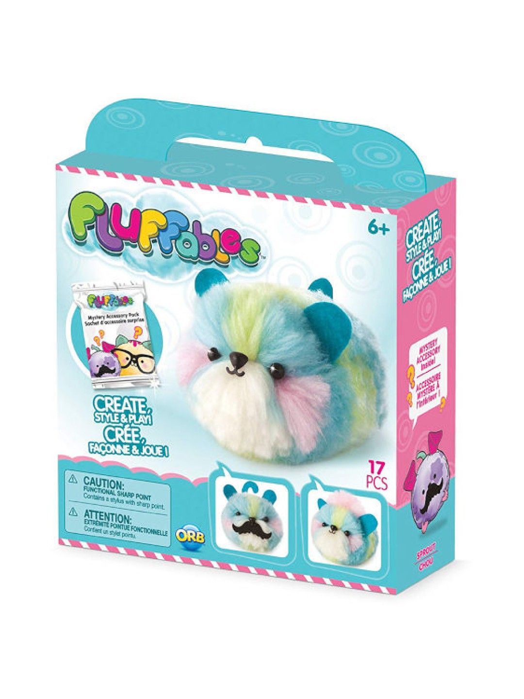 Orb Fluffables Sprout Arts & Crafts (16 piece) (No Color- Image 2)