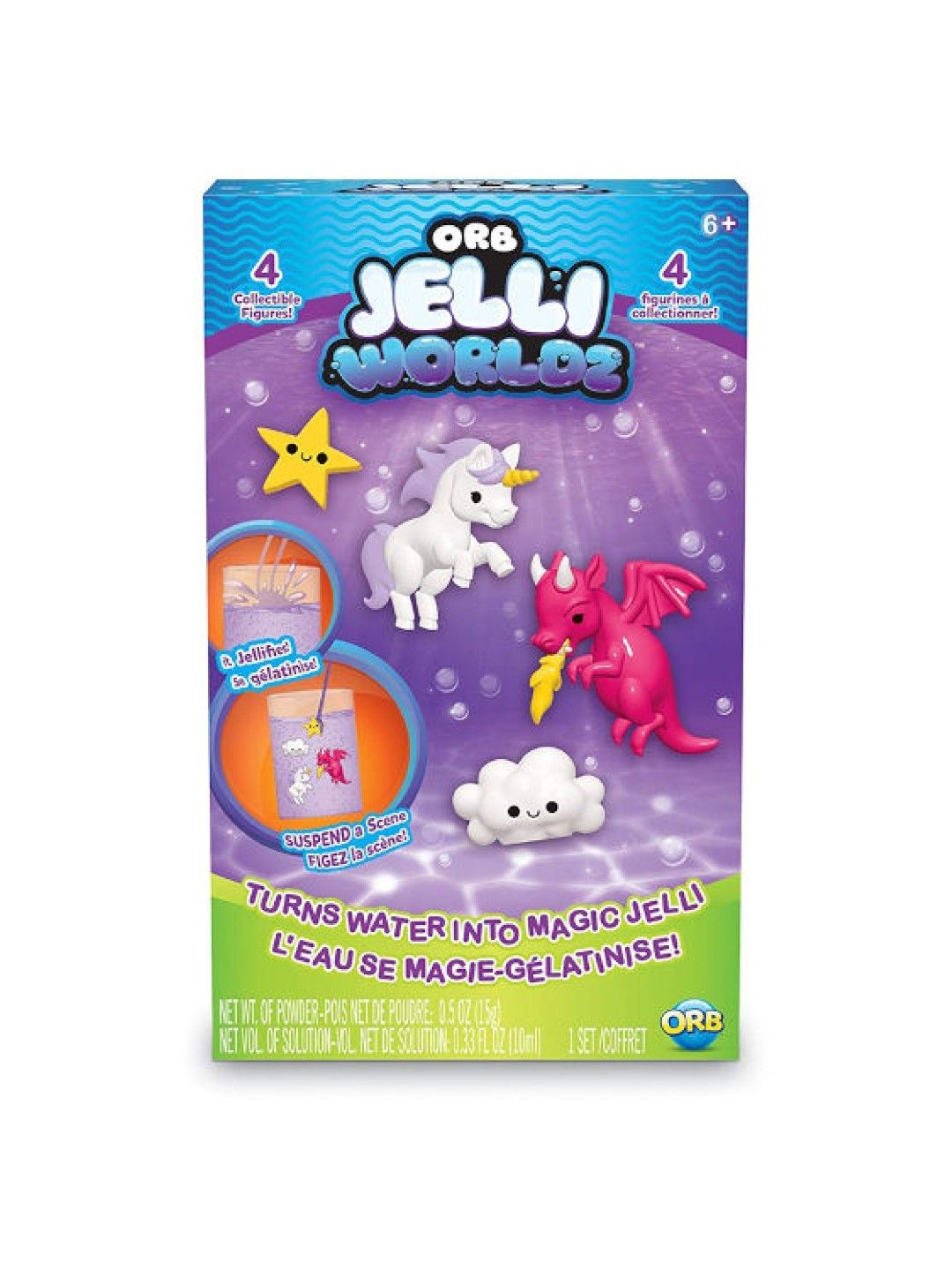 Orb Jelli Worldz Unicorns & Dragons Compound Playset