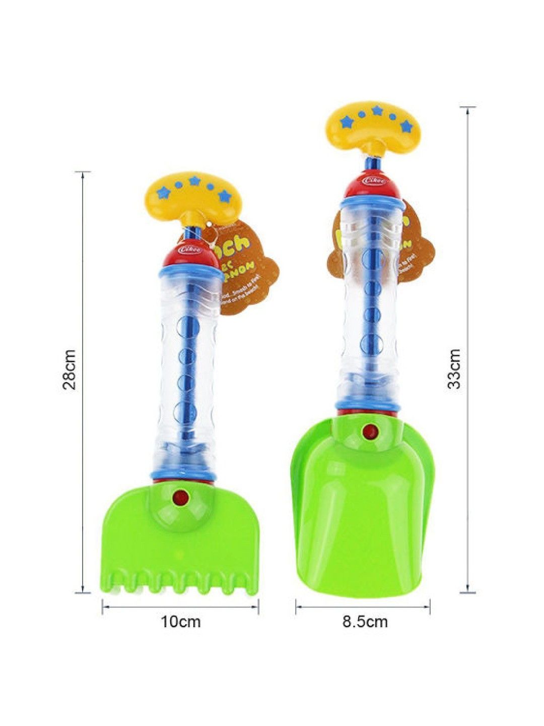 Cikoo Multifunctional Water Guns Sand Shovel Beach Toys (Pack of 2) (No Color- Image 3)