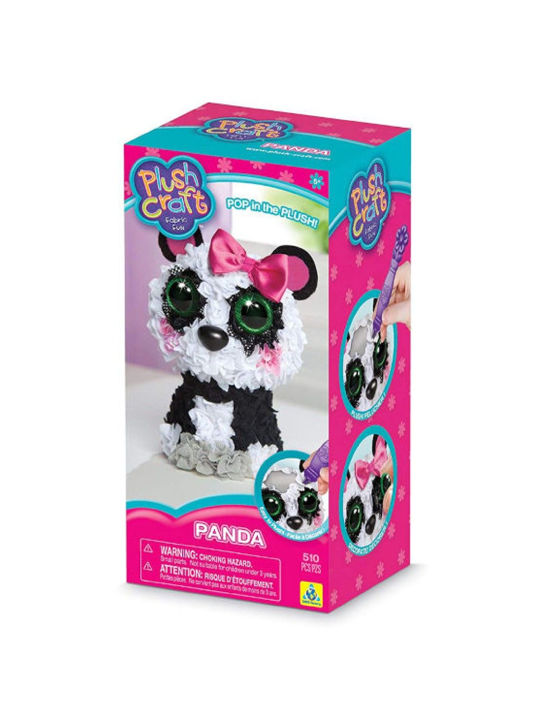 Orb Plushcraft Panda 3D Kit (No Color- Image 2)