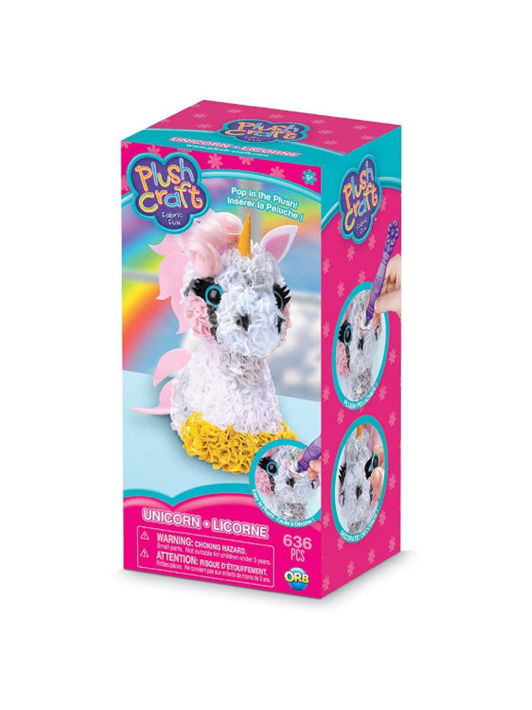 Orb Plushcraft Unicorn 3D Kit (No Color- Image 2)