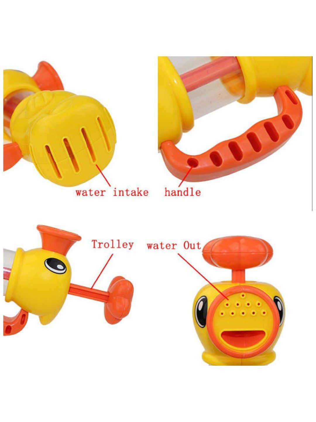 Cikoo Water Pistol Spray Pump Duck Bather Toy (Pack of 2) (No Color- Image 2)