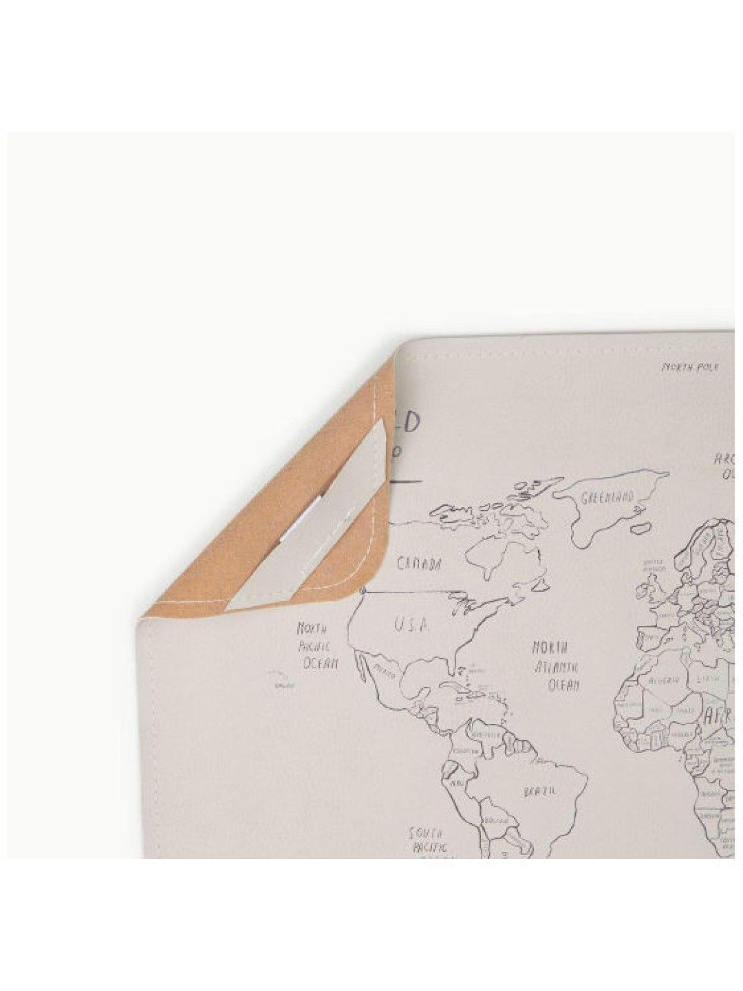 Gathre World Map Leather Mat (Midi- Image 3)