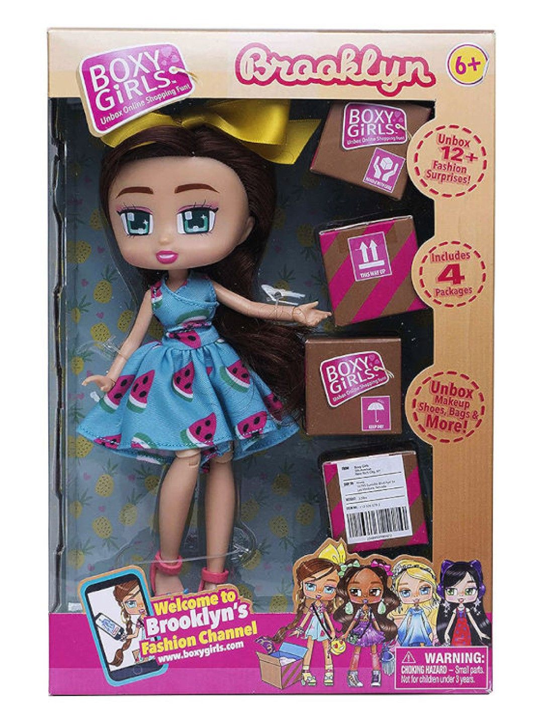 Boxy Girls Brooklyn Doll with Surprise Fashion Accessories Series #1 (8in) (No Color- Image 2)