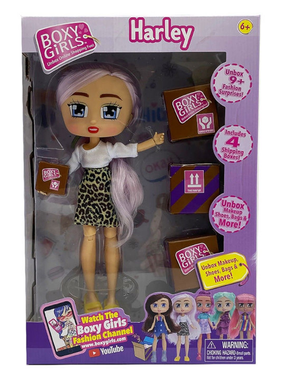 Boxy Girls Harley Doll with Surprise Fashion Accessories Series #3 (8in) (No Color- Image 2)