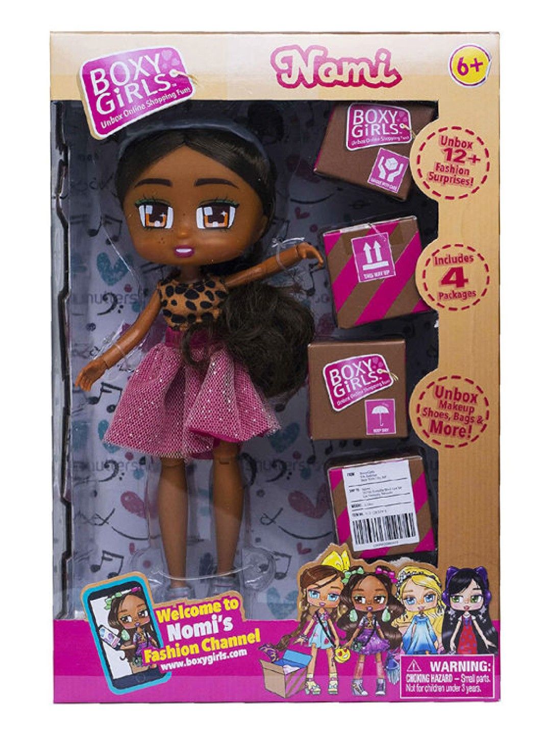 Boxy Girls Nomi Doll with Surprise Fashion Accessories Series #1 (8in) (No Color- Image 2)