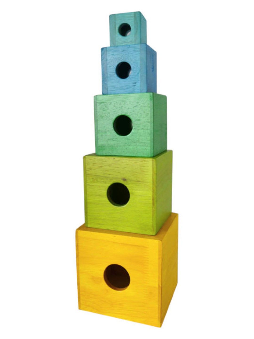 Q Toys Rainbow Nesting Boxes (No Color- Image 1)