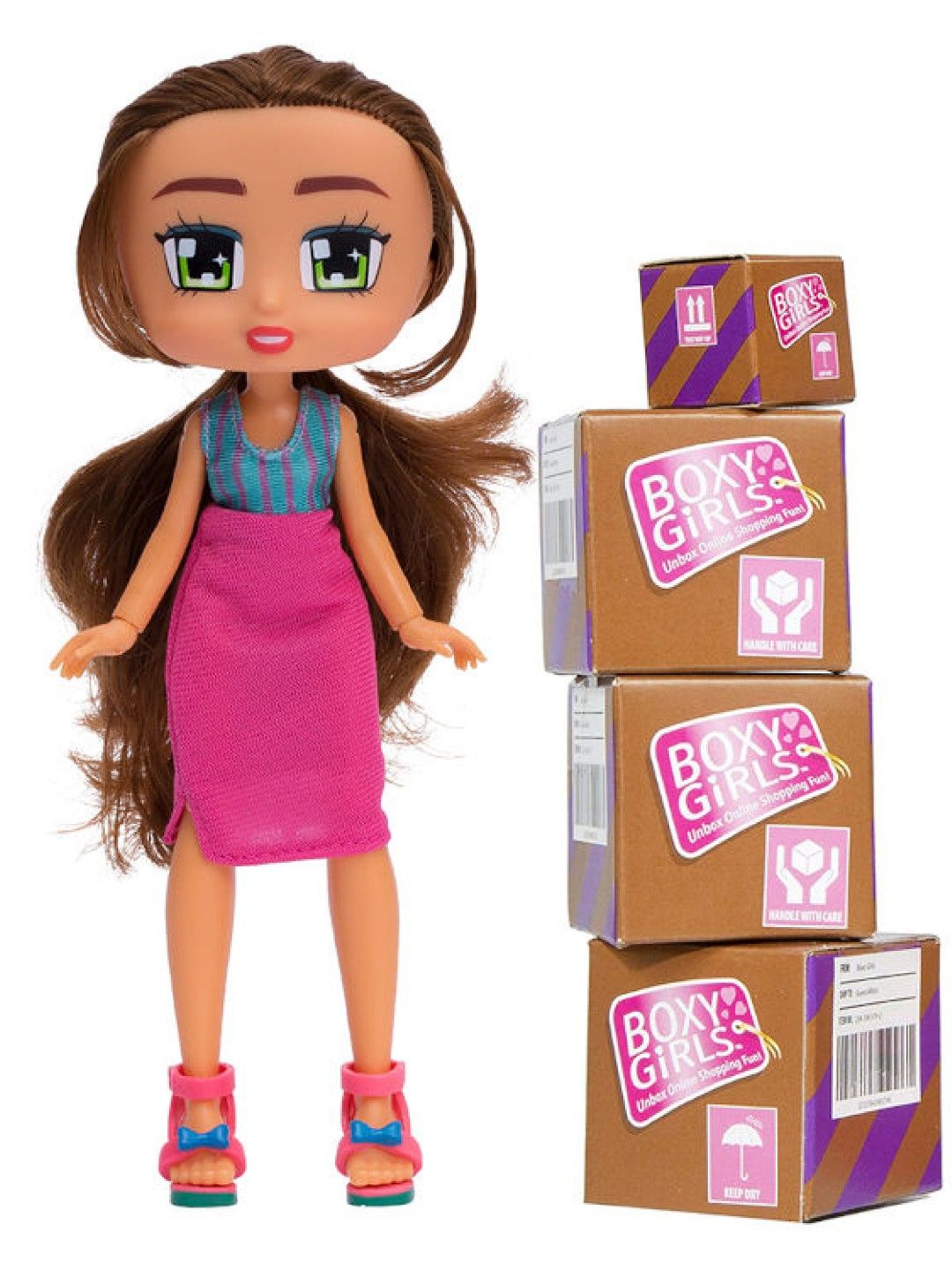 Boxy Girls Serenity Doll with Surprise Fashion Accessories Series #3 (8in)