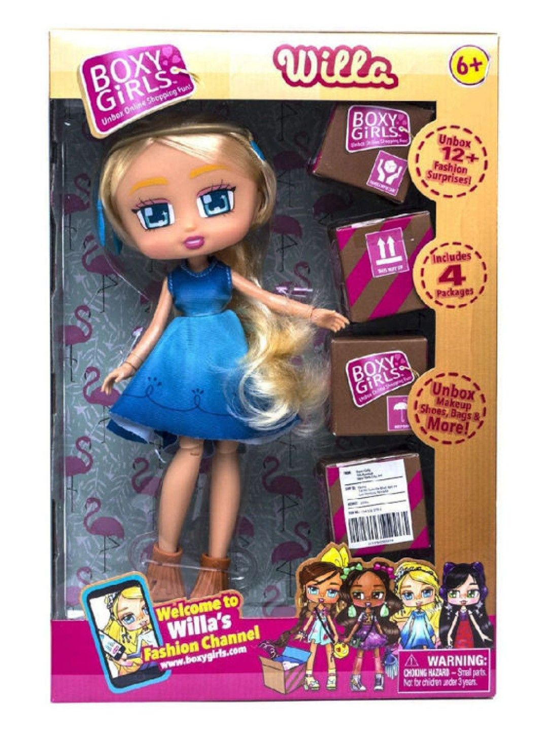 Boxy Girls Willa Doll with Surprise Fashion Accessories Series #1 (8in) (No Color- Image 2)