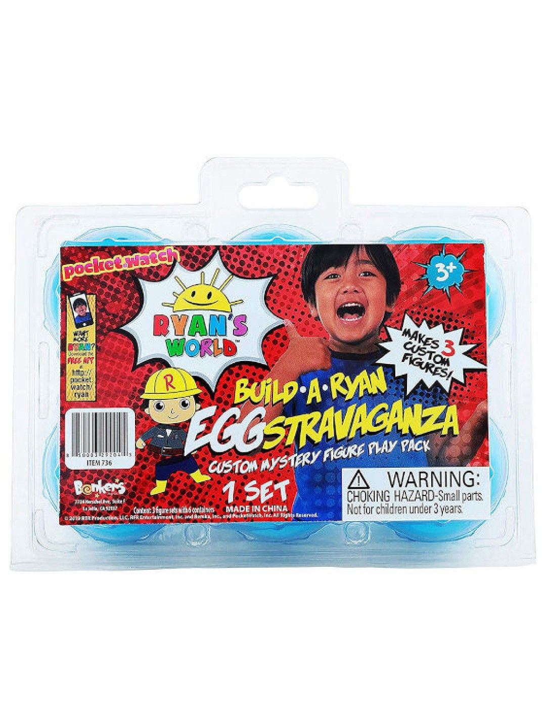 Ryan's World Eggstravaganza (6-Pack) (Blue- Image 2)