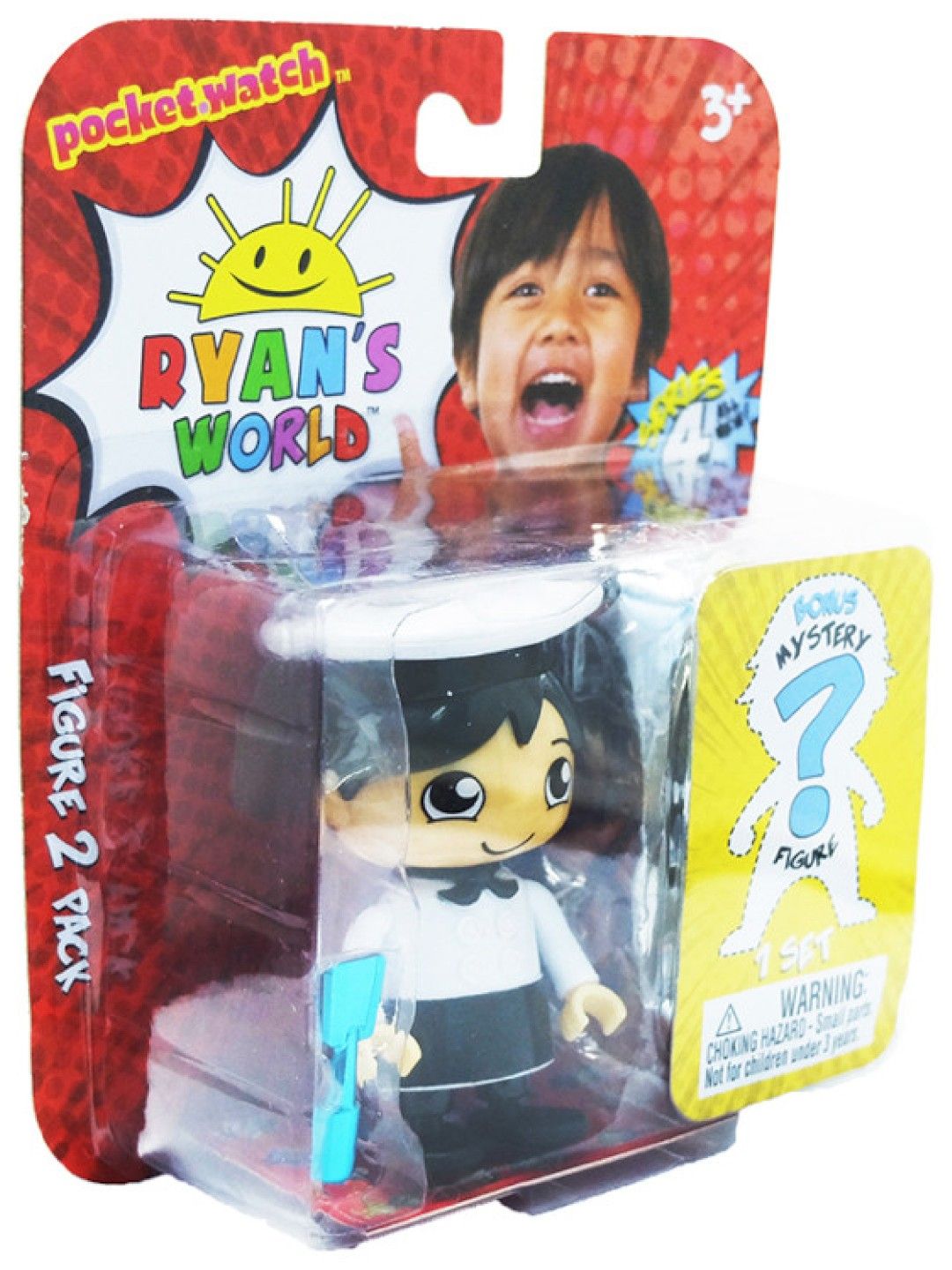 Ryan's World Figures 2 Pack Series 4 - Chef Ryan (No Color- Image 1)