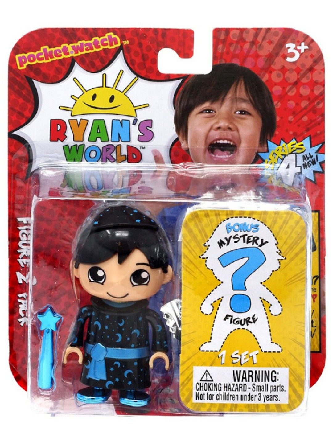 Ryan's World Figures 2 Pack Series 4 - Wizard Ryan (No Color- Image 1)