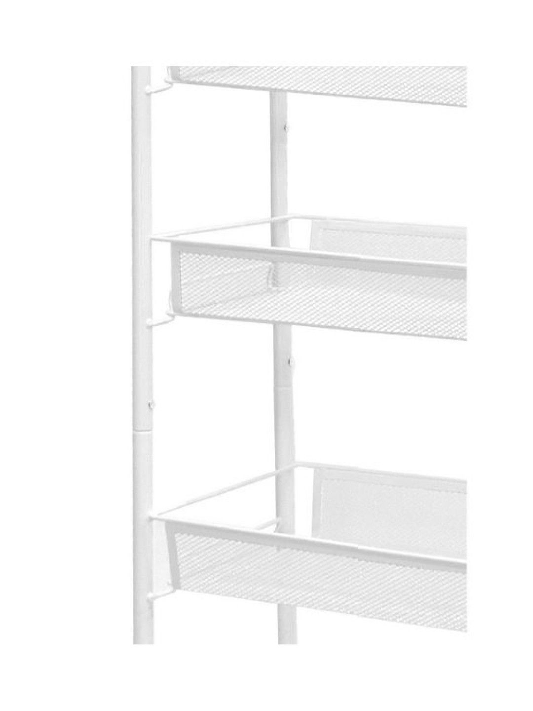 Sunbeams Lifestyle Nest Design Lab Multi-Tier Narrow Kitchen Storage Trolley Cart (3-layer- Image 3)