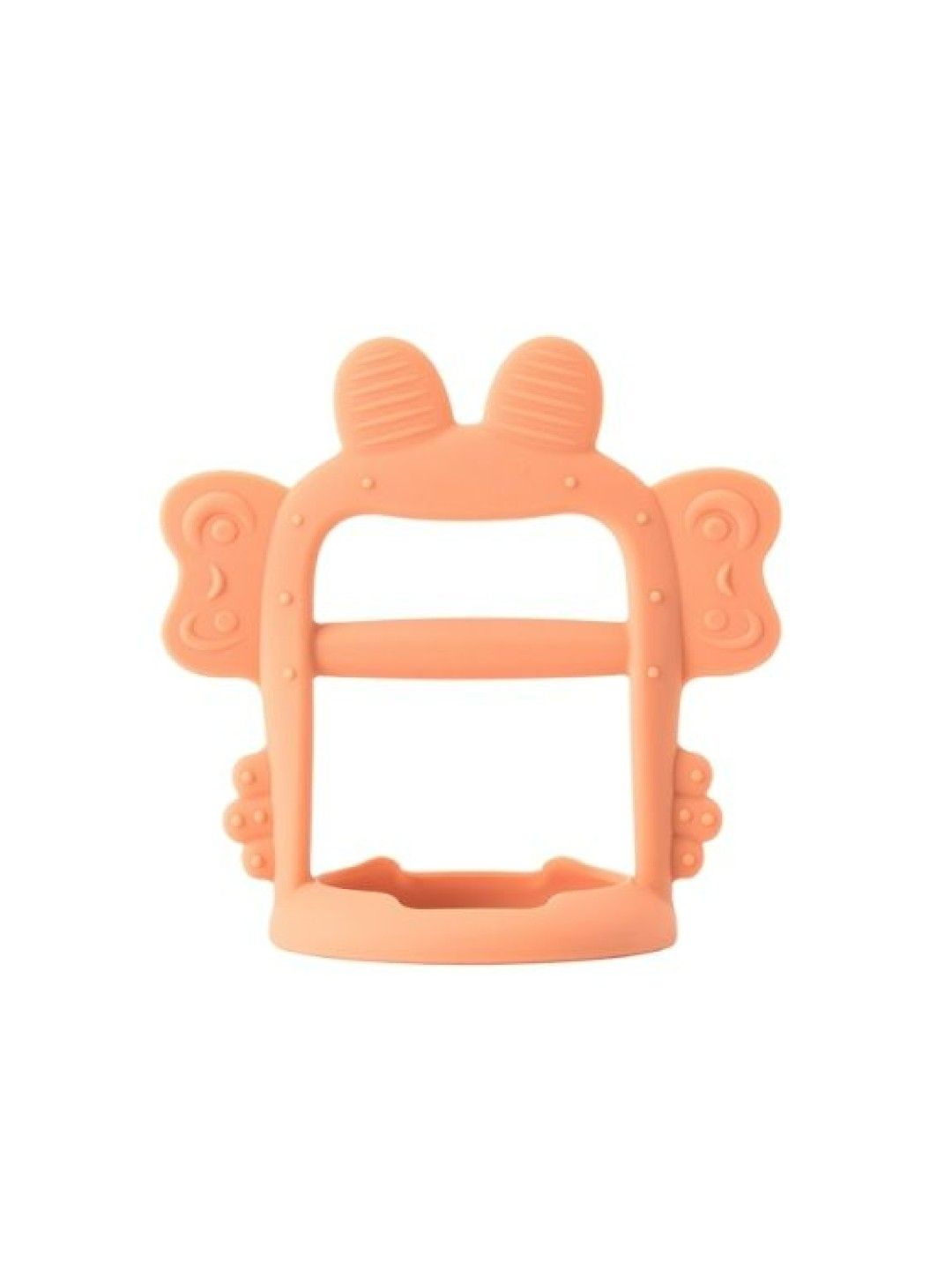 TGM Silicone Crab Wristband Teether with Case (Snow Orange- Image 1)