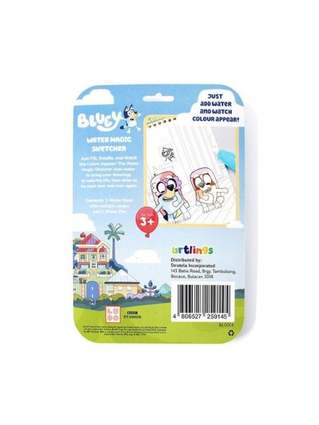 Bluey Artlings Bluey Water Magic Sketcher (No Color- Image 3)