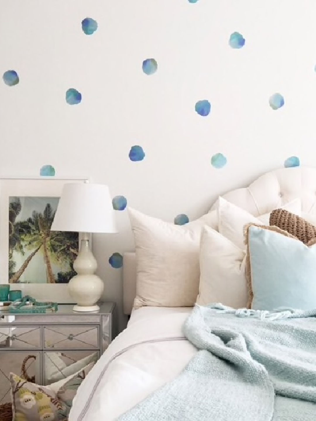 Urban Walls Watercolor Polka Dots Wall Decal