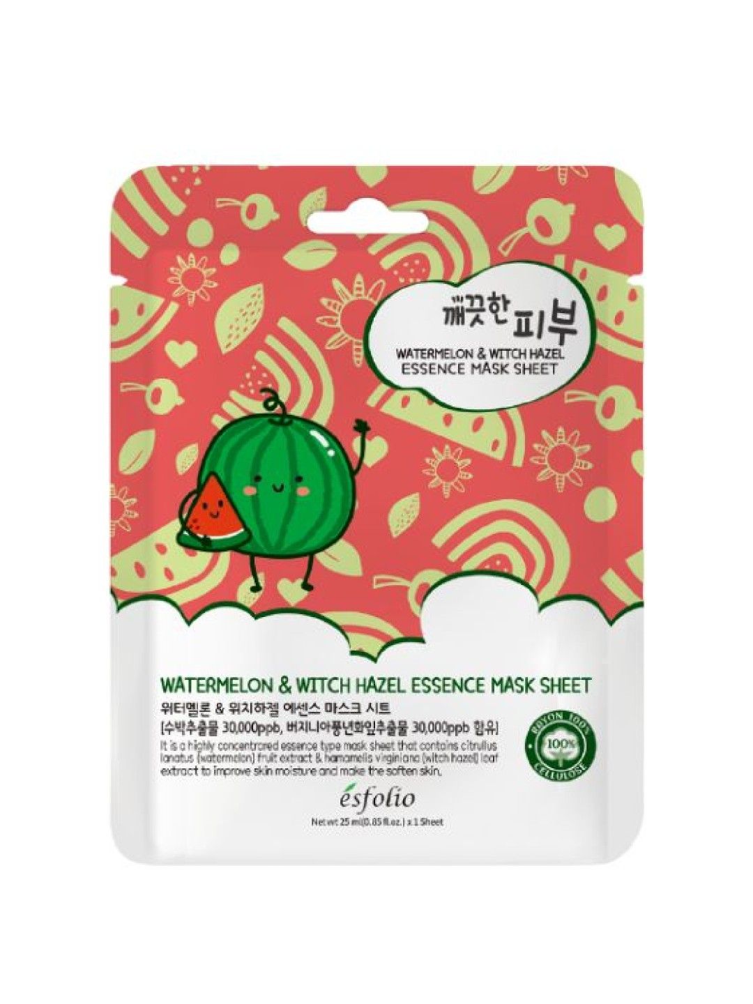 Esfolio Watermelon Essence Mask Sheet