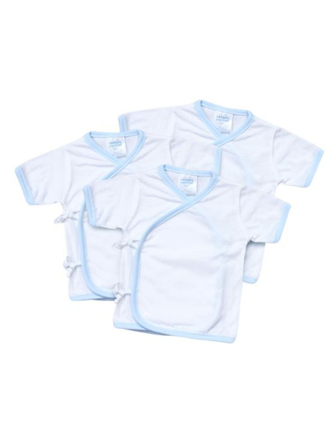 Cotton Central™ Short Sleeve Tie-Side 100% USA Cotton (3pcs)