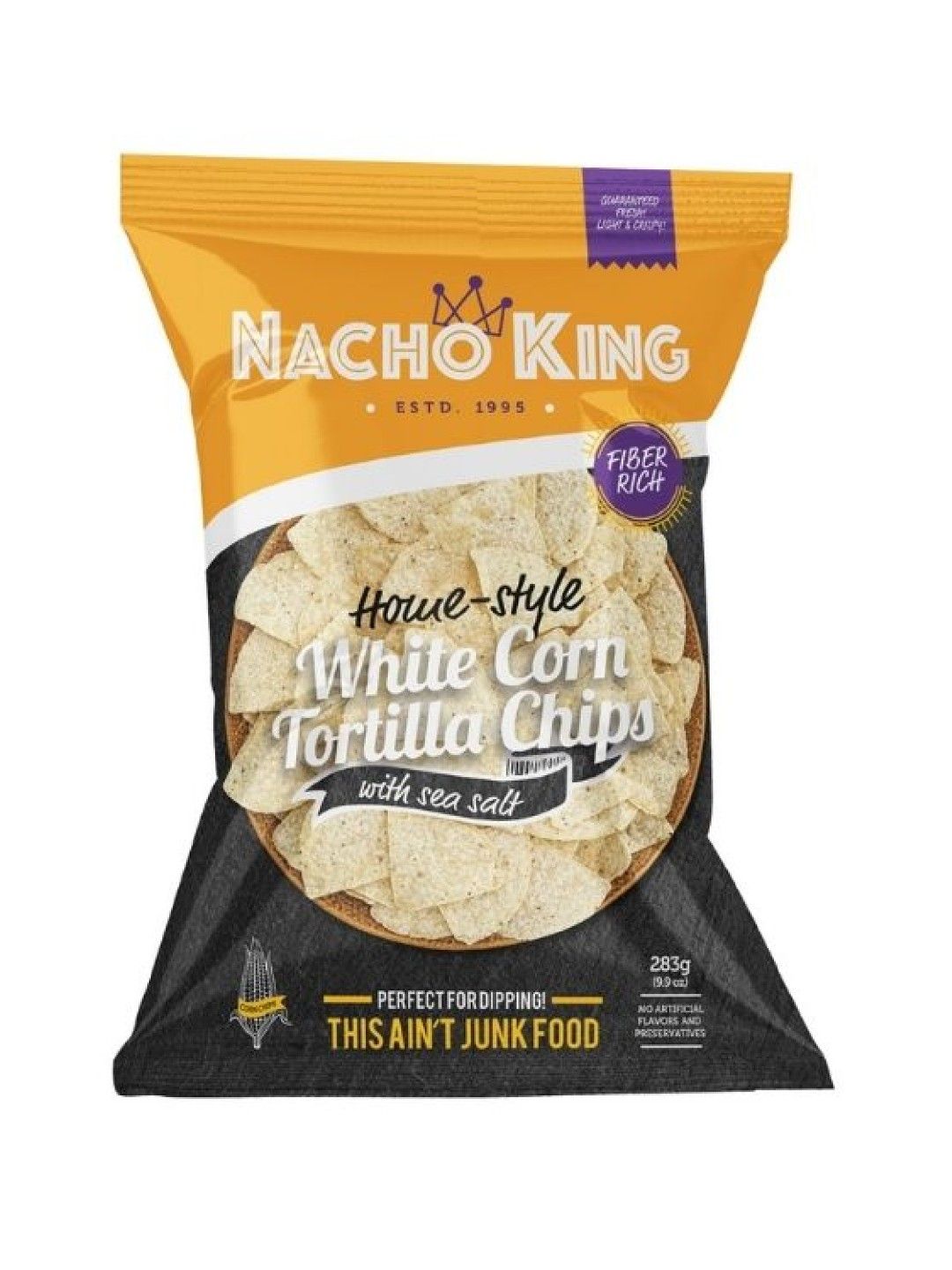 Nacho King White Corn Chips (283g)